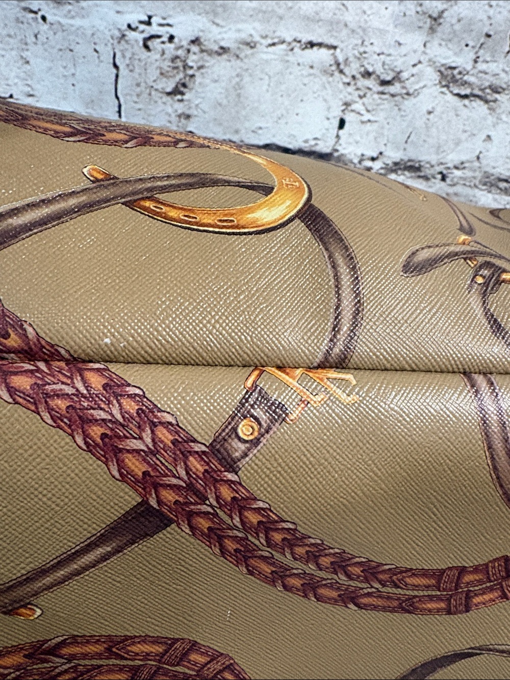 VTG- Lauren Ralph Lauren Caldwell Belting Tote Bag - Picture 5 of 16